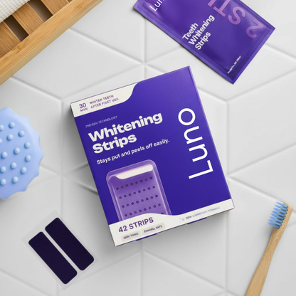 Purple Teeth Whitening Strips