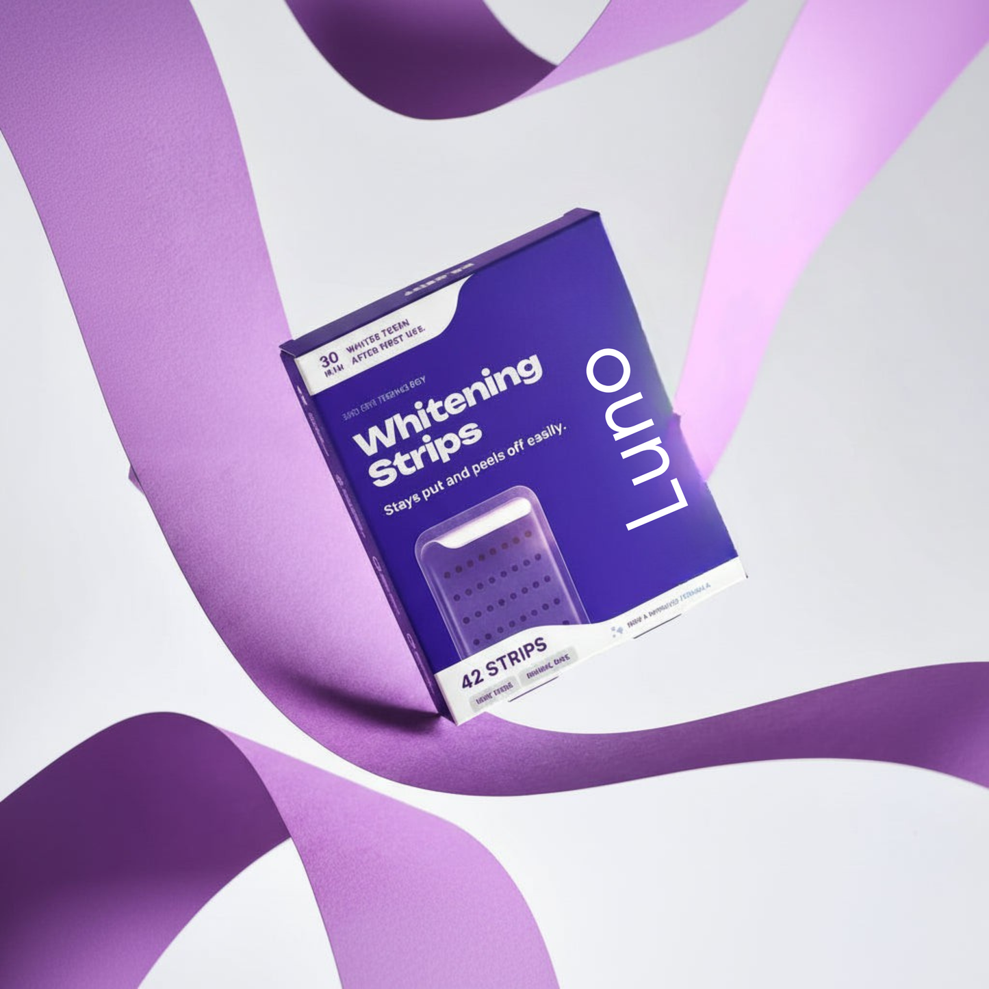 Purple Teeth Whitening Strips